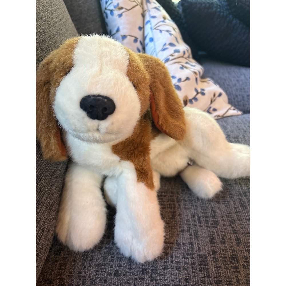 Gund Beagle Dog Plush Stuffed Animal Tri-Color Brown White Black Floppy Toy